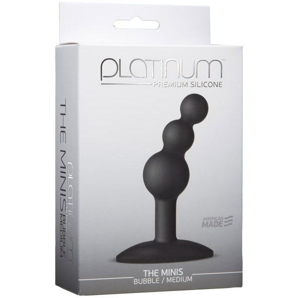 Platinum Premium Silicone - The Minis - Bubble - Medium Black