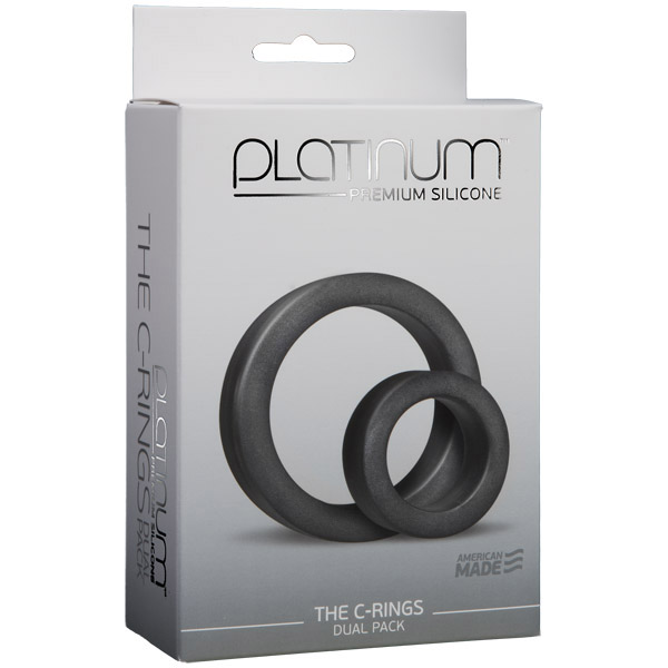 Platinum Premium Silicone - The C-Rings Charcoal Platinum Premium Silicone - The C-Rings Charcoal