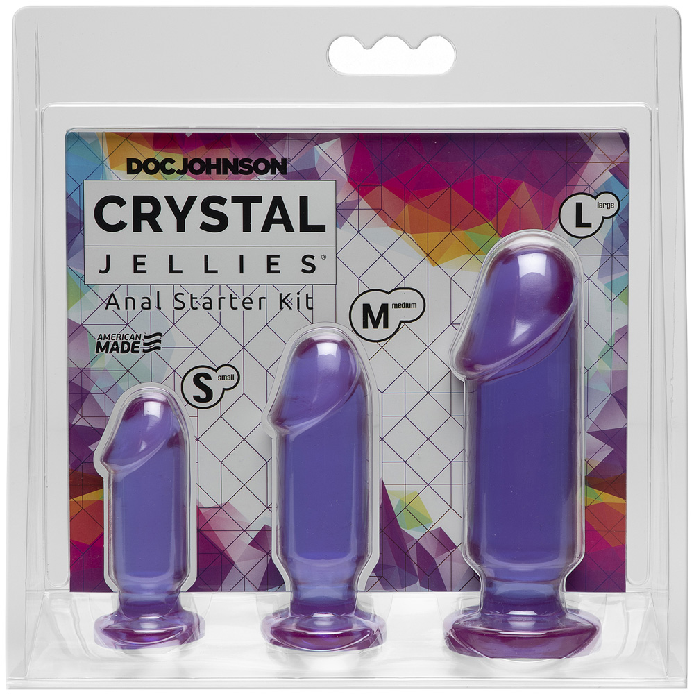 Crystal Jellies Anal Starter Kit Purple