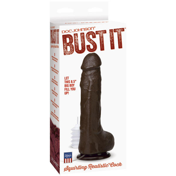 Bust It - Squirting Realistic Cock Black