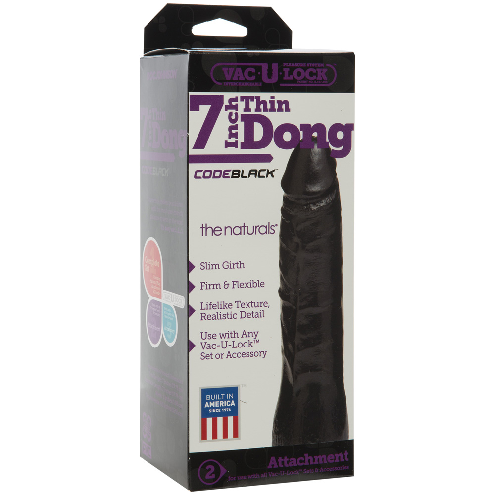 Vac-U-Lock Codeblack 7" Thin Dong The Naturals Codeblack