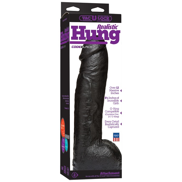 Vac-U-Lock Codeblack - Realistic Hung