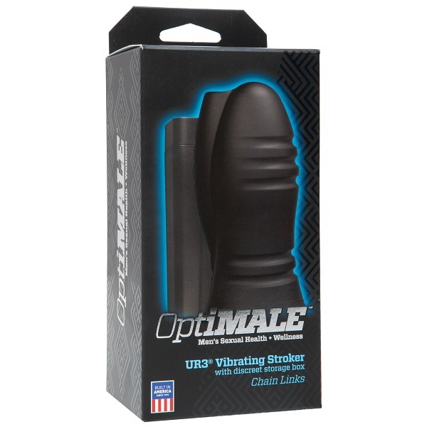 Optimale - Ur3 Vibrating Stroker - Chain Links Black