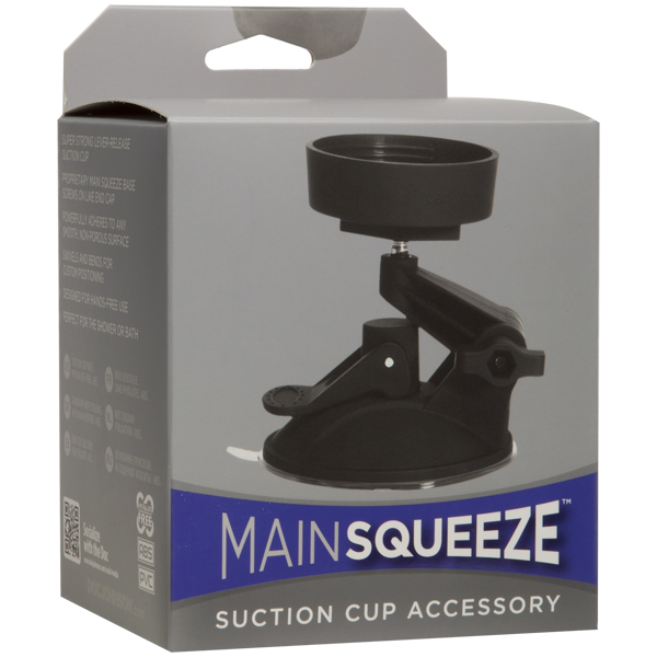 Main Squeeze Suction Cup Accessory Black