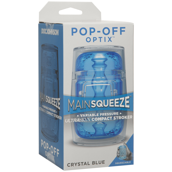 Main Squeeze Pop-Off Optix Crystal Blue