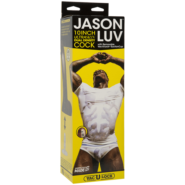 Jason Luv 10" Ultraskyn Cock Chocolate