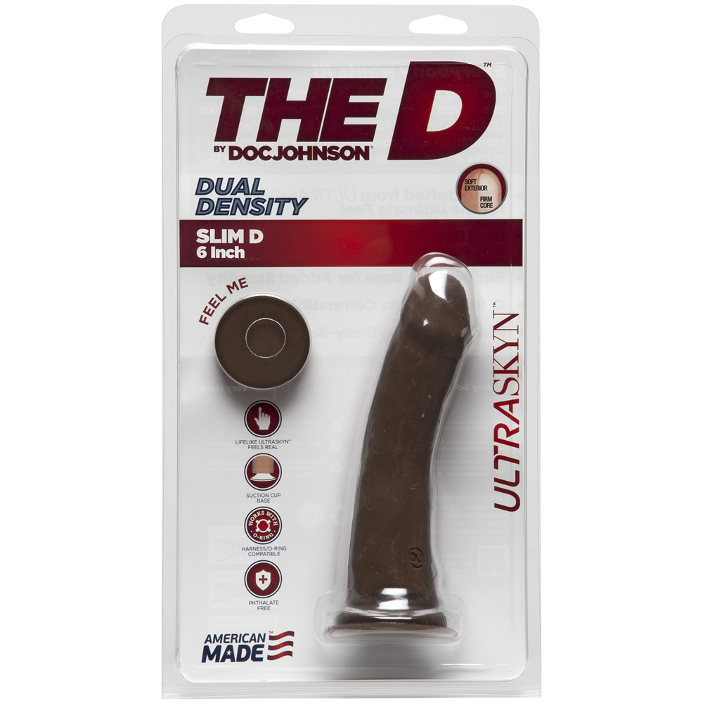 The D Slim D 6" Ultraskyn Chocolate