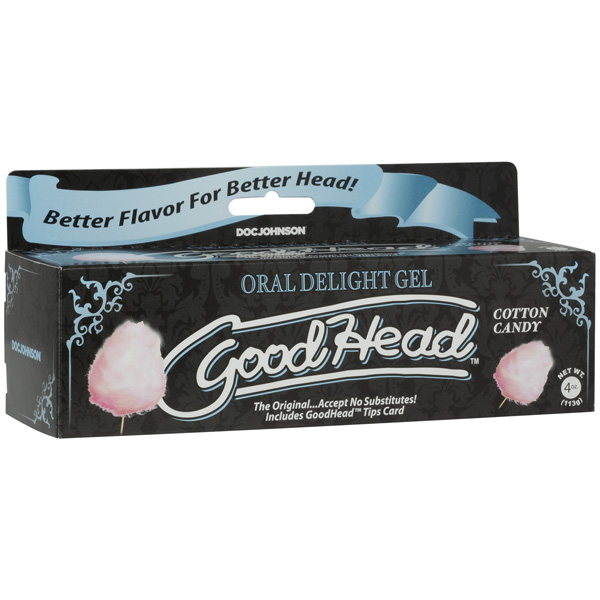 Goodhead Oral Delight Gel 4 oz. Tube Cotton Candy