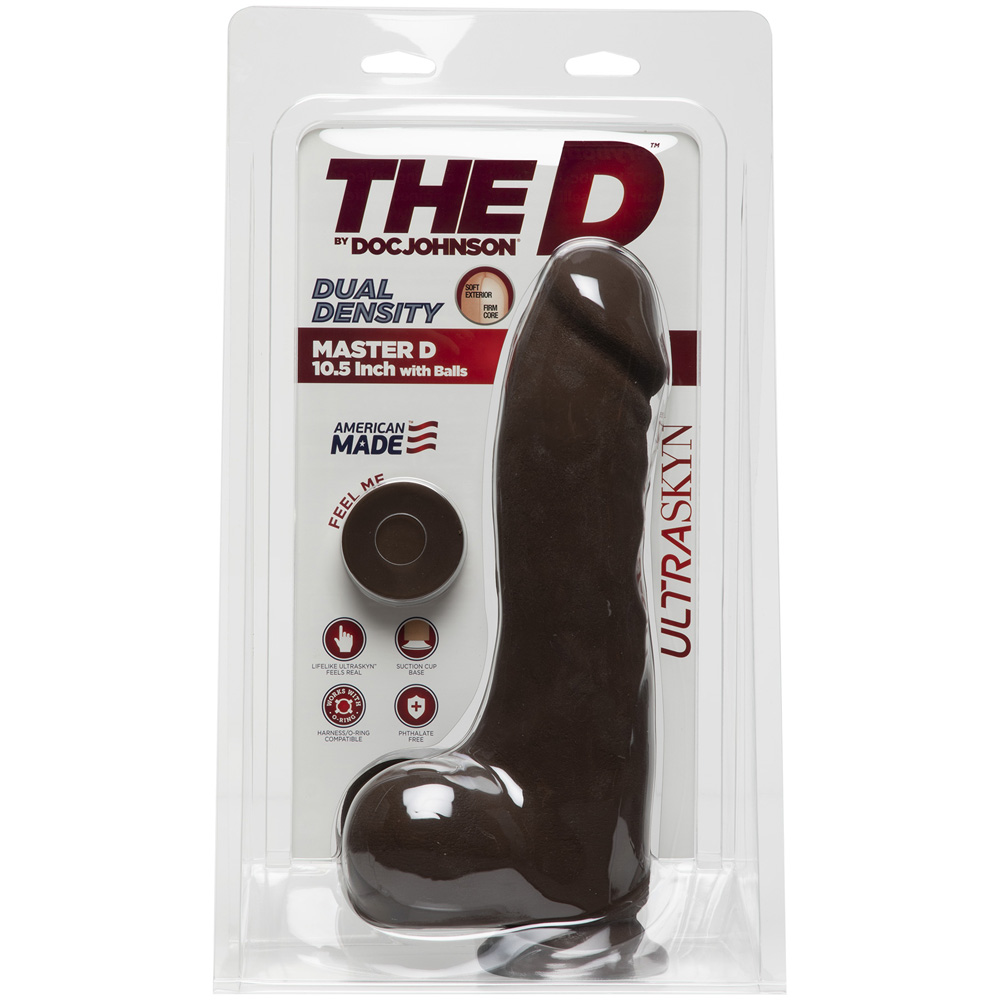 The D Master D 10.5" With Balls Ultraskyn Chocolate