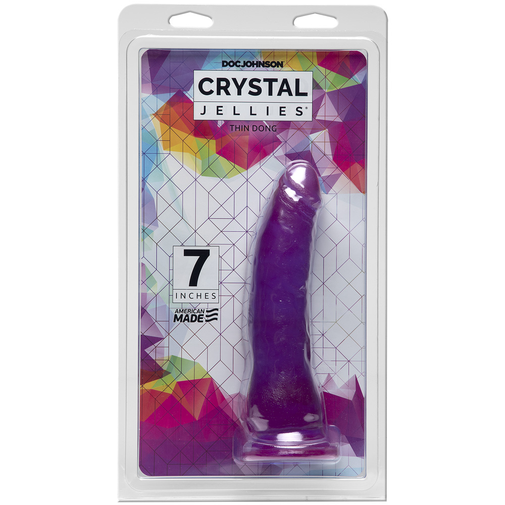Crystal Jellies Thin Dong 7" Purple