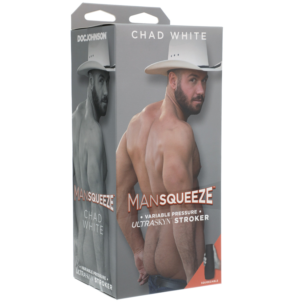 Man Squeeze Chad White Ultraskyn Stroker Ass