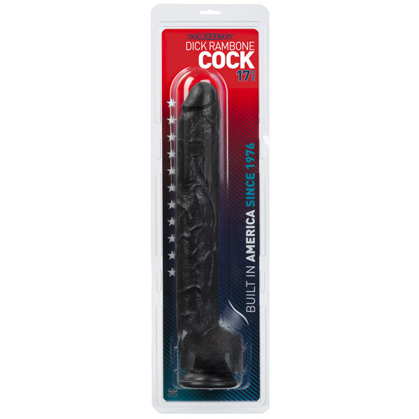 Dick Rambone Cock - 17" Black Dick Rambone Cock - 17" Black