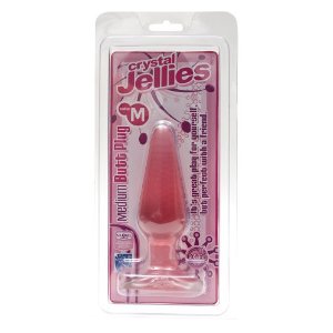 Crystal Jellies - Medium Butt Plug Pink
