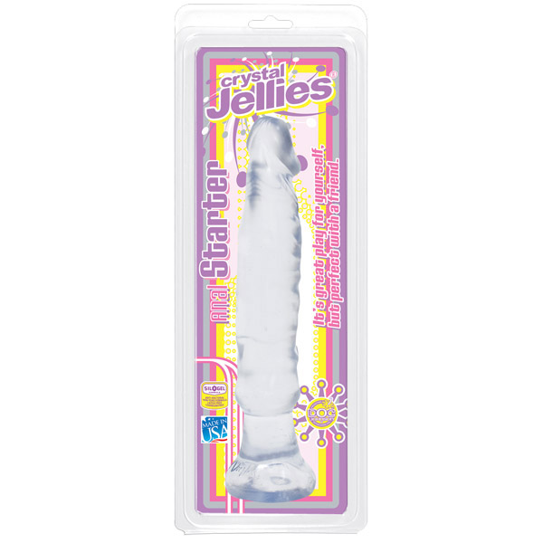 Crystal Jellies - Anal Delight - 5" Clear Crystal Jellies - Anal Delight - 5" Clear