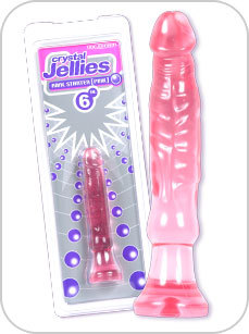Crystal Jellies - Anal Delight - 5" Pink