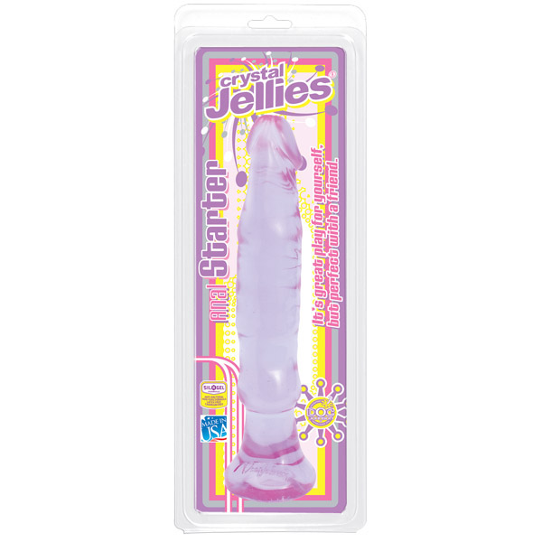 Crystal Jellies - Anal Delight - 5" Purple
