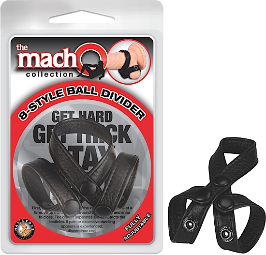 The Macho Collection 8 Style Ball Divider Black