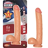 All American Ultra Whoppers 11" Straight Dong Flesh