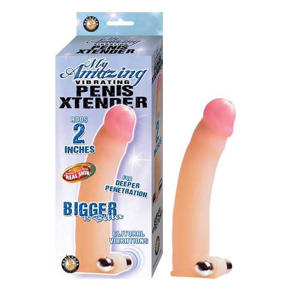 My Amazing Vibrating Penis Xtender Flesh