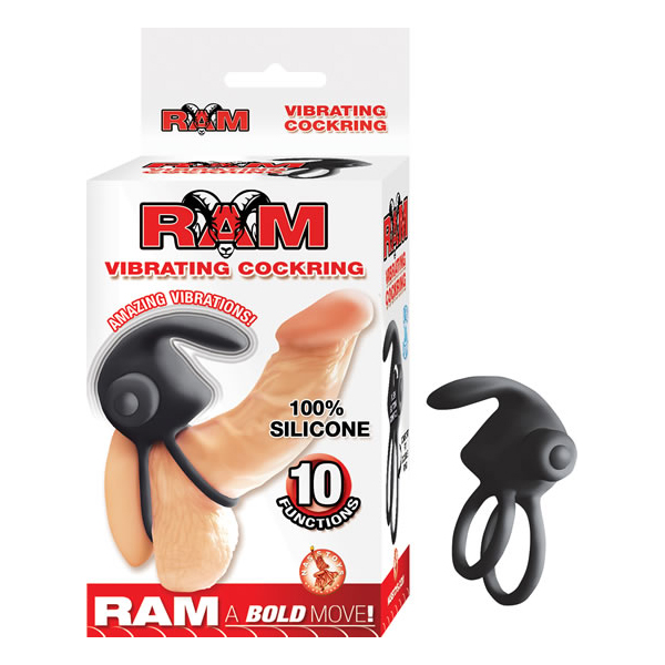 Ram Vibrating Cockring Black
