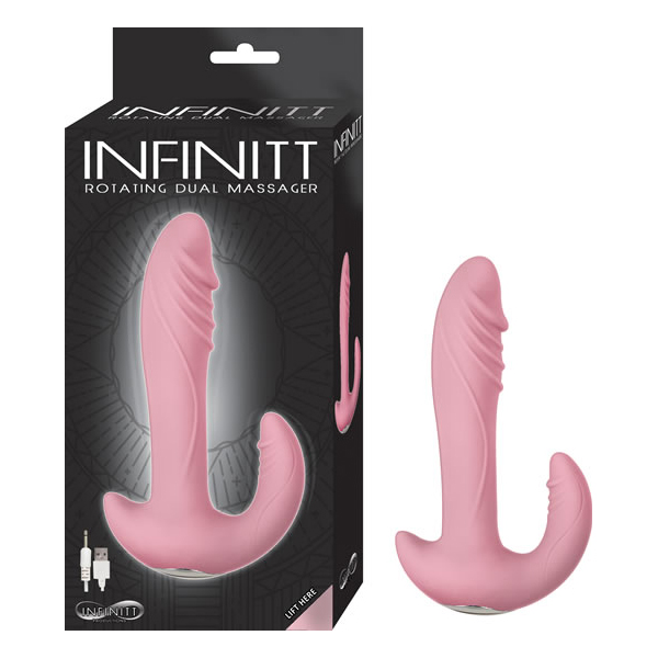Infinitt Rotating Dual Massager Pink