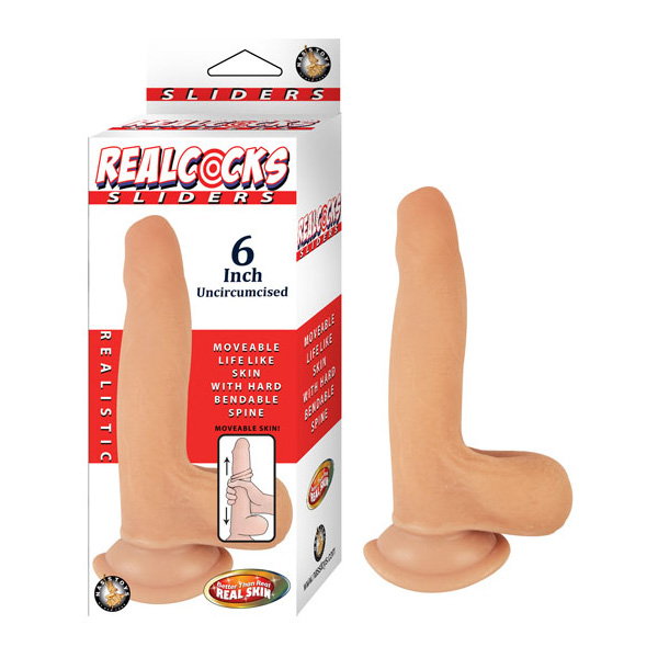 Realcocks Sliders 6" Uncircumsized Flesh