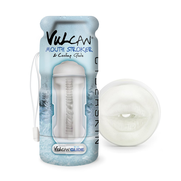 Cyberskin Vulcan Mouth Stroker W/Cooling Glide Frost