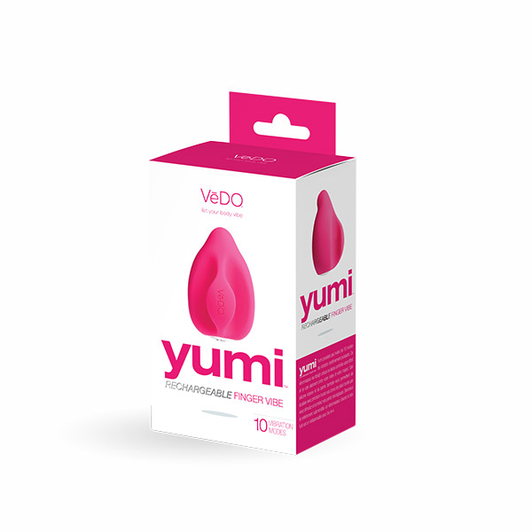 Yumi Rechargeable Finger Vibe Foxy Pink