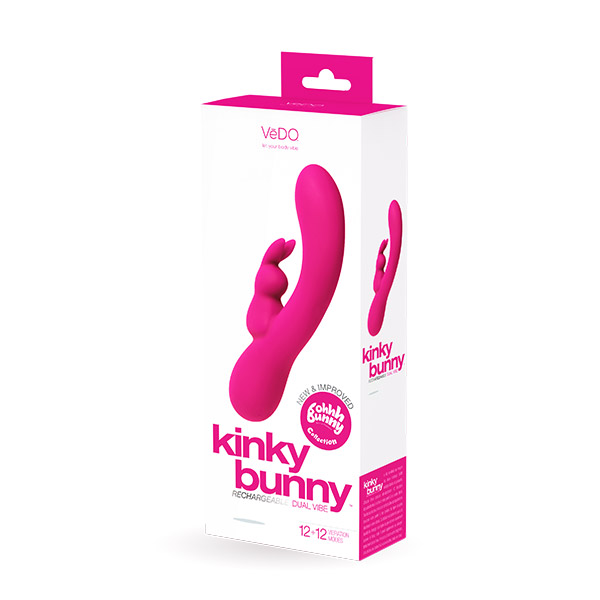 Kinky Bunny Rechargeable Rabbit Vibrator Pretty In Pink