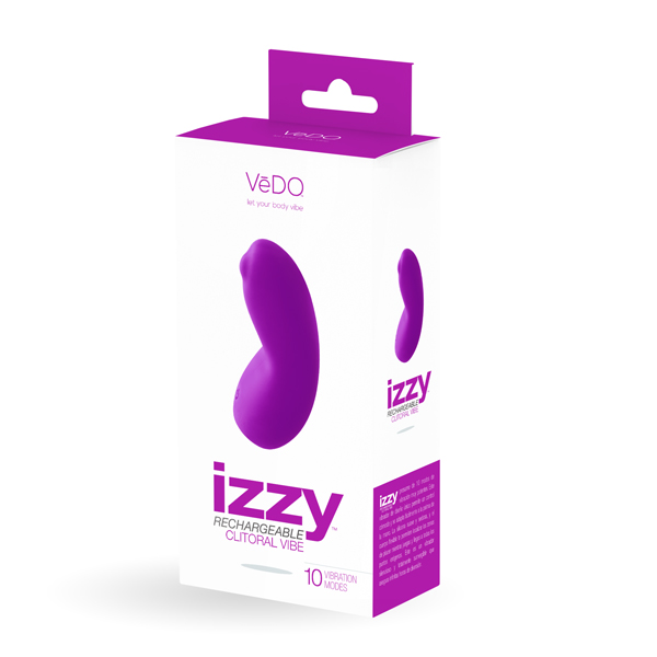 Izzy Rechargeable Clitoral Vibe Violet Vixen