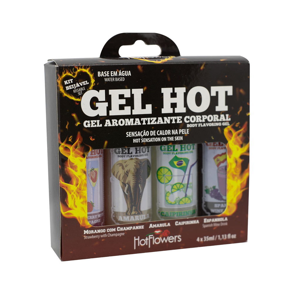Body Flavouring Gel Hot Set