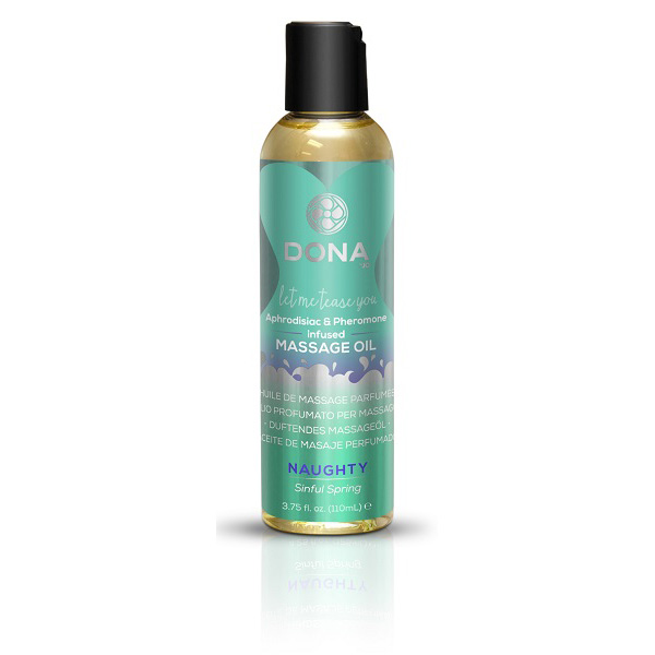 Dona Scented Massage Oil Naughty Aroma: Sinful Spring 4 oz.