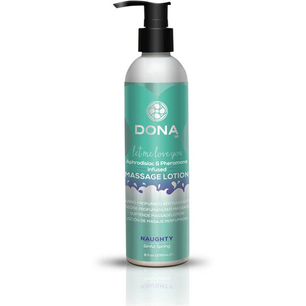 Dona Massage Lotion Naughty Aroma: Sinful Spring 8 oz.