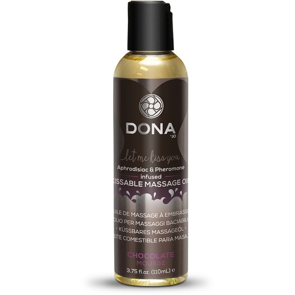 Dona Kissable Massage Oil Chocolate Mousse 4 oz.