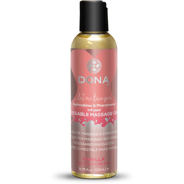 Dona Kissable Massage Oil Vanilla Buttercream 4 oz.