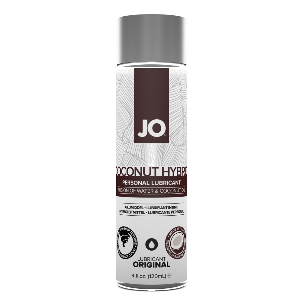 Jo Silicone Free Hybrid Lubricant With Coconut Original 4 oz. Jo Silicone Free Hybrid Lubricant With Coconut Original 4 oz.