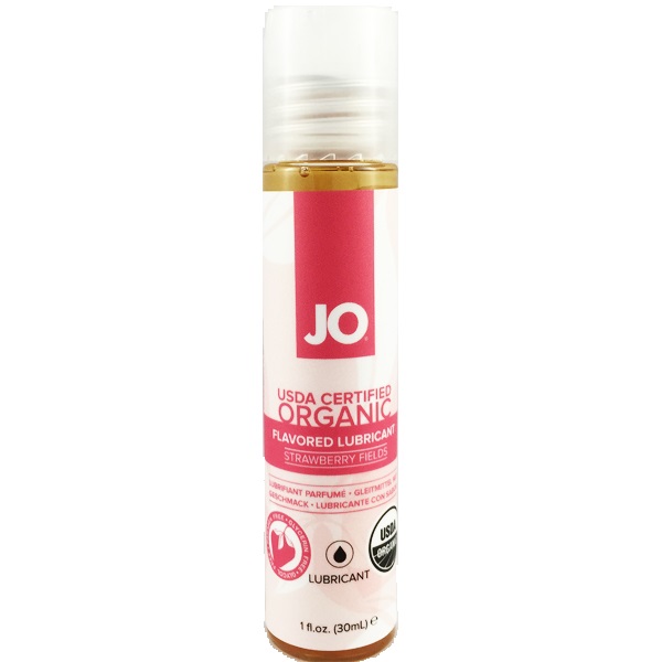 JO Naturalove Organic Lubricant Strawberry 1 oz.