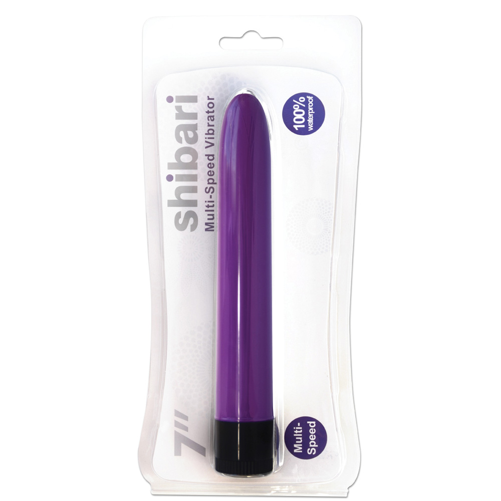 Shibari 7" Multi-Speed Vibrator Purple