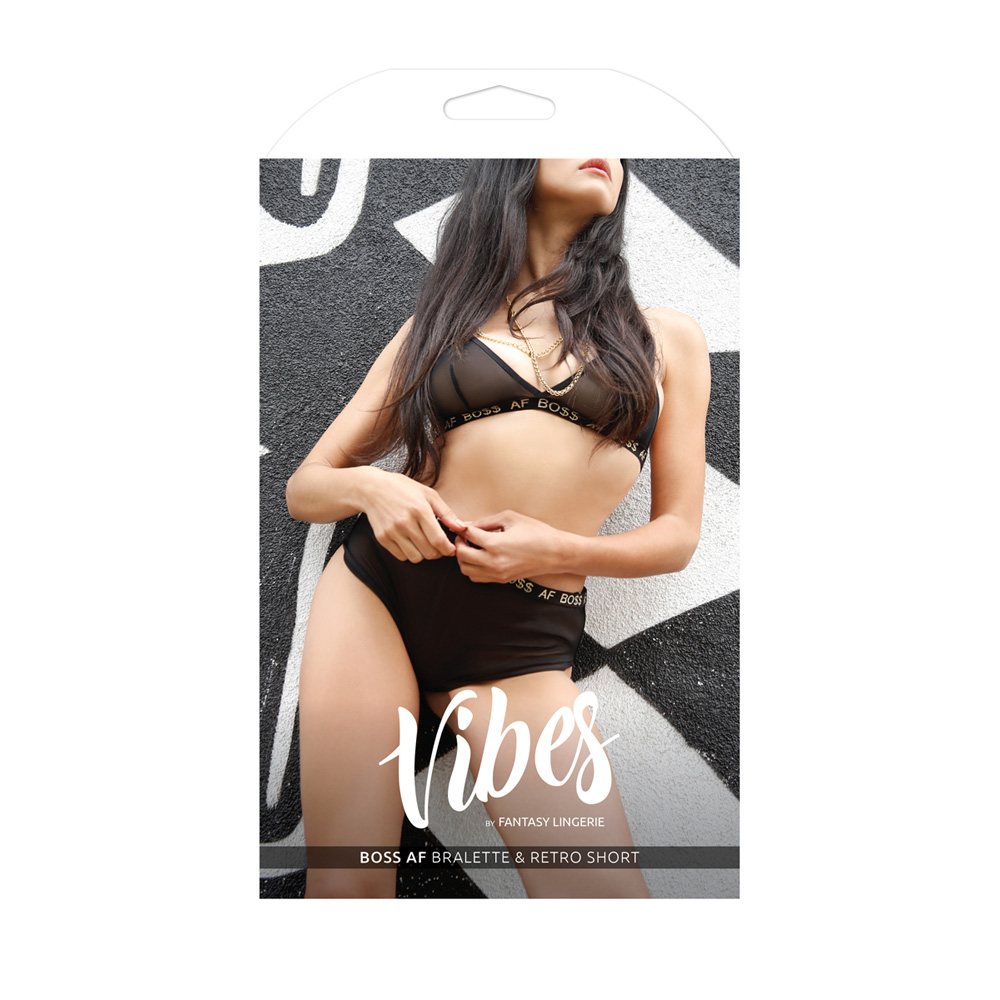 Boss Af Bralette & Shorts Set - Queen Size Boxed