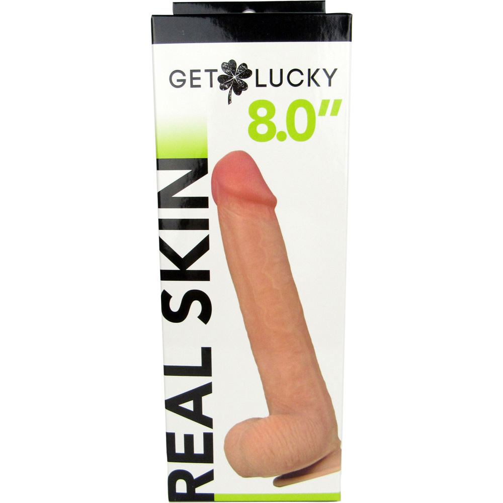 Get Lucky 8" Dual Layer Dong Flesh