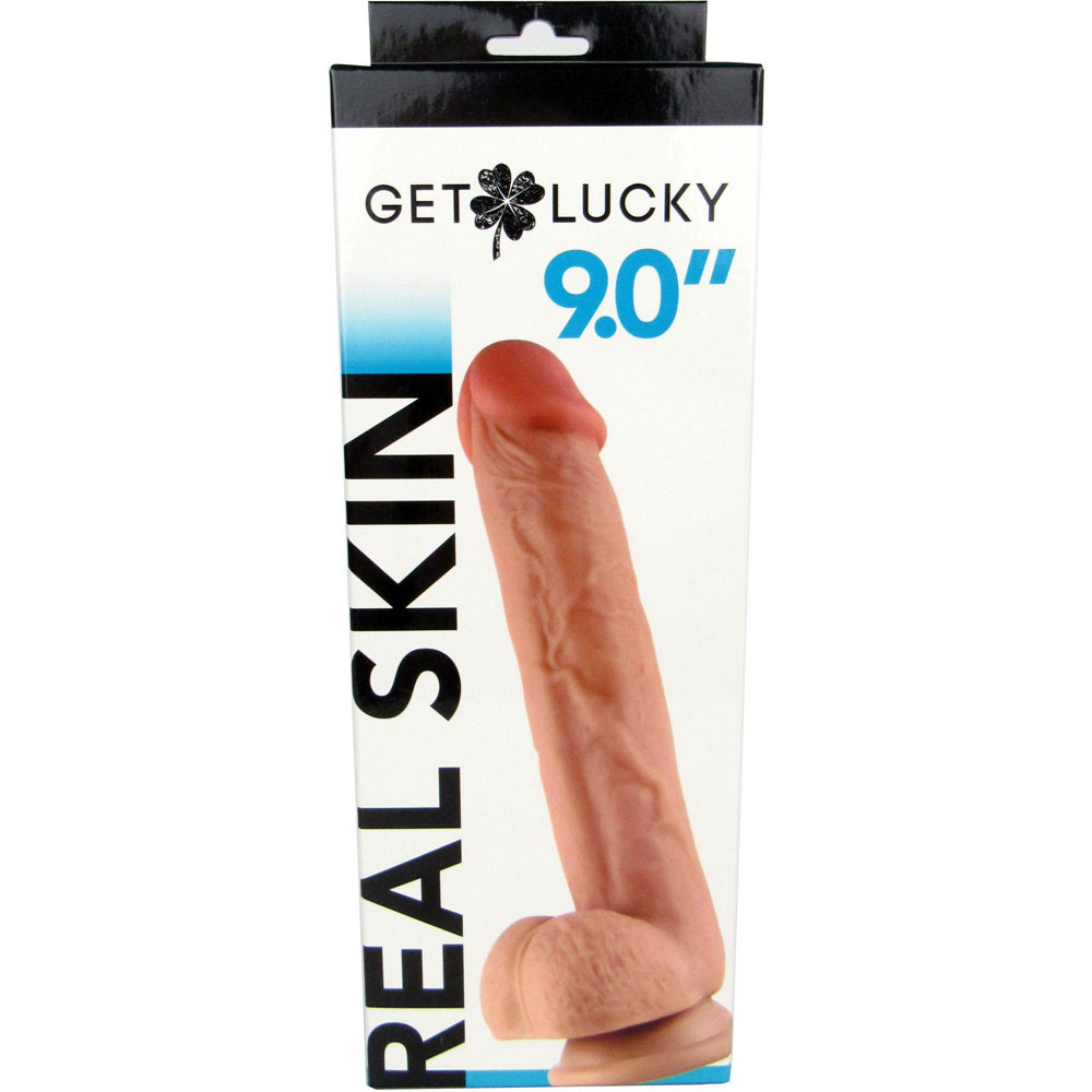 Get Lucky 9" Dual Layer Dong Flesh