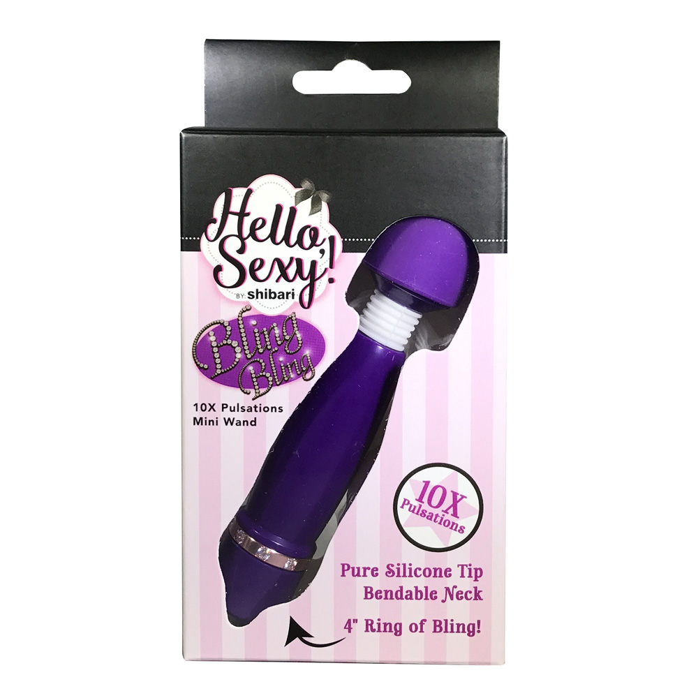 Hello, Sexy! Bling, Bling Mini Wand Purple