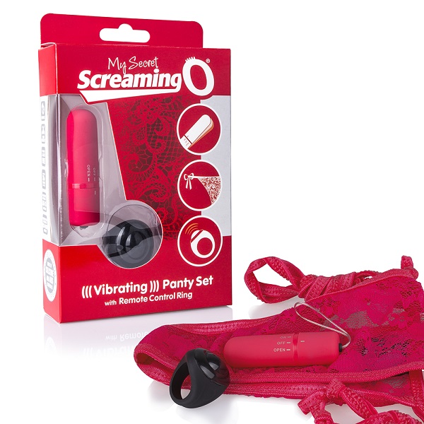 My Secret Screaming O Remote Control Panty Vibe Red 1Ct