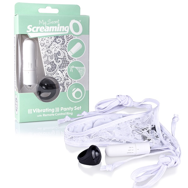 My Secret Screaming O Remote Control Panty Vibe White 1Ct