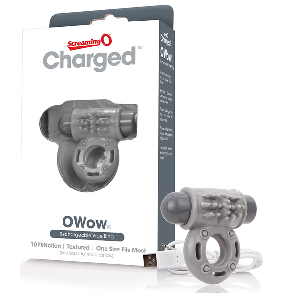 Charged O Wow Vooom Mini Vibe Grey 1Ct