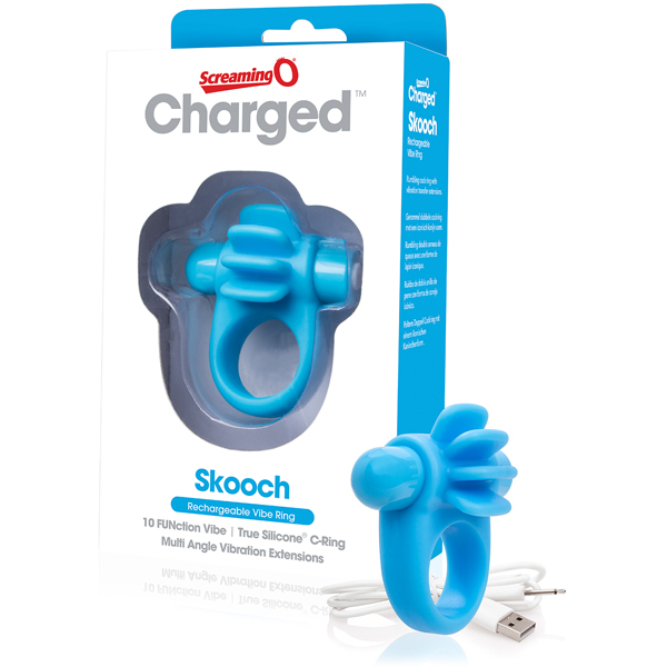 Charged Skooch Ring Blue 1Ct