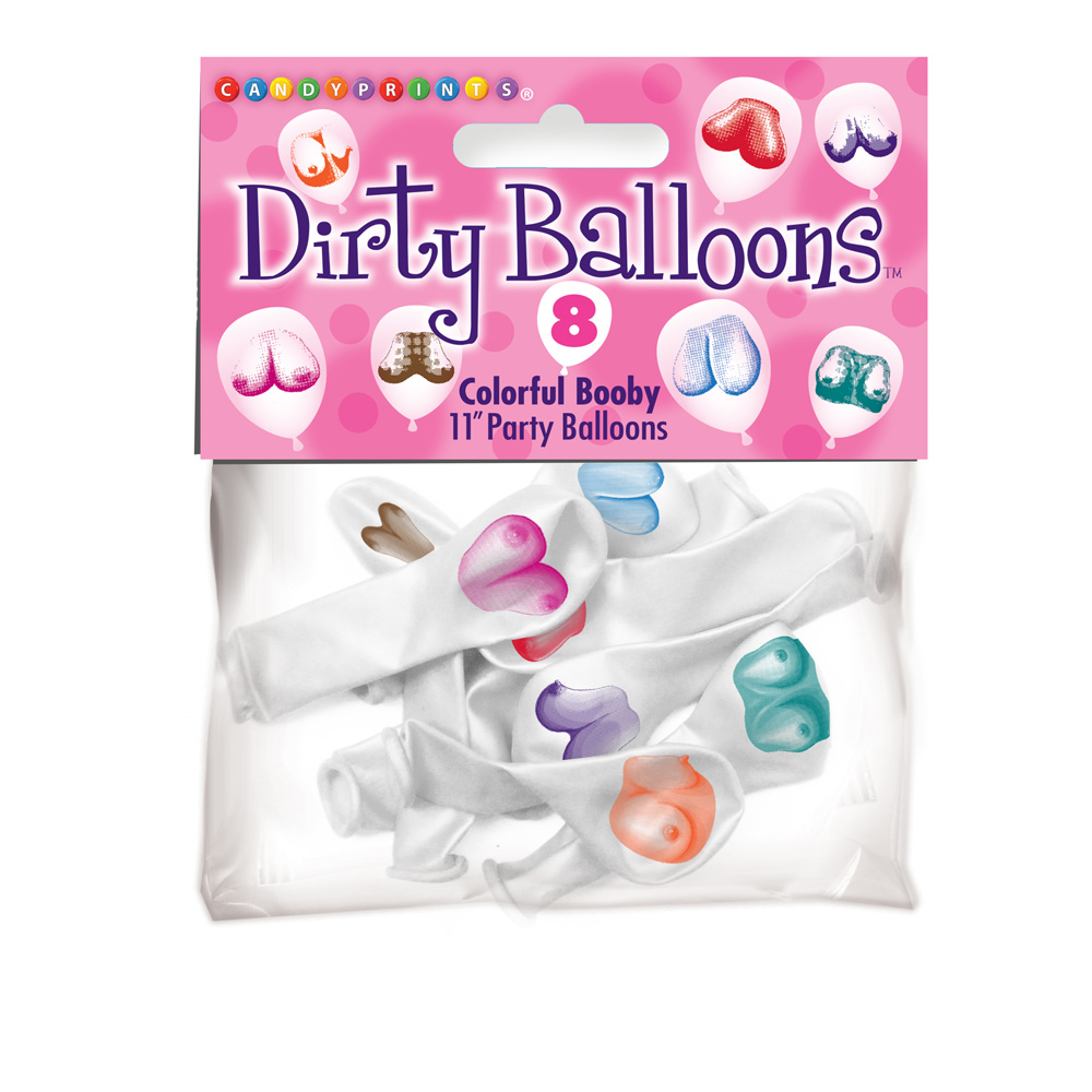Mini-Boob Latex Balloons