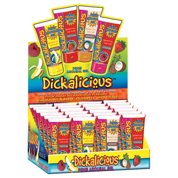 Dickalicious Penis Arousal Gel 24Ct Display