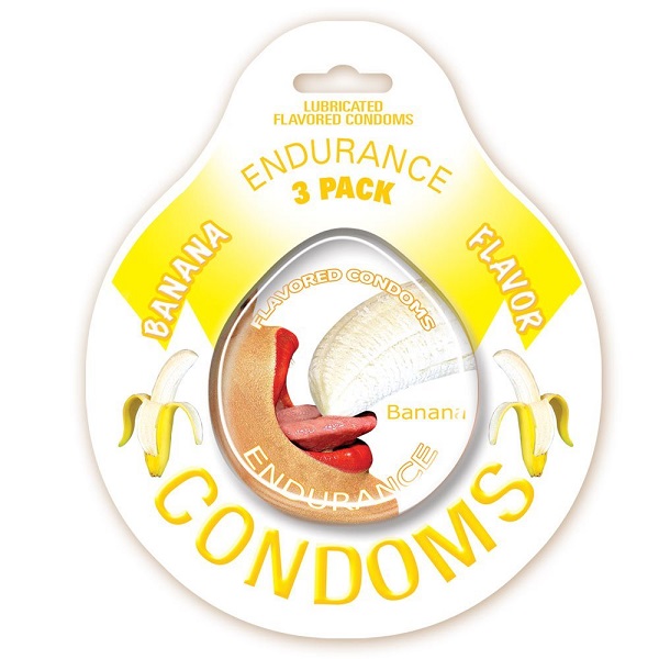 Endurance Condoms Banana 3Pk