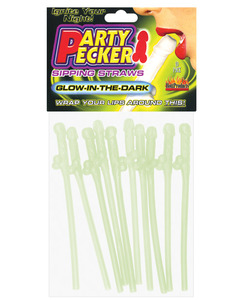 Party Pecker Glow Straws (10pc)